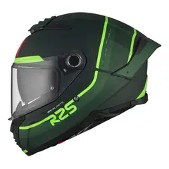MT HELMETS - CASCO MOTO MT THUNDER 4 SV MODELO R25 VERDE MATE