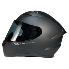 MT HELMETS - CASCO MOTO MT SEGMENT SOLID NEGRO MATE