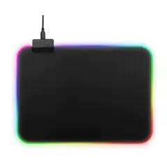 SEISA - MOUSE PAD GAMER LED LUCES RGB 35 CM X 25CM