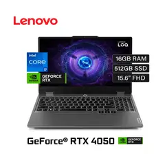 LENOVO - Notebook LOQ 15IRX9 156 FHD IPS Core i7-13650HX 2649GHz 16GB DDR5 RAM 512GB M2