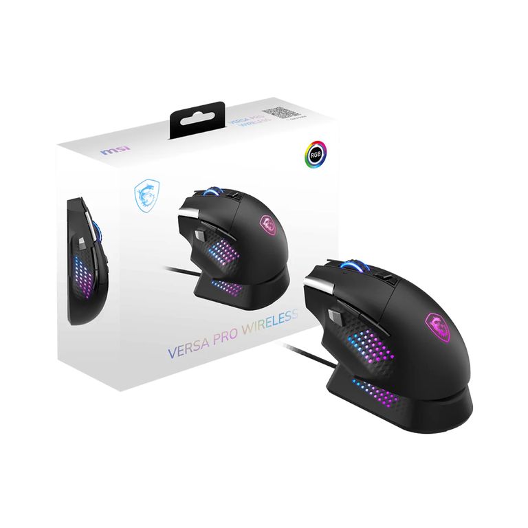 Mouse Gaming Versa Pro Rgb Bluetooth Inalámbrico Con 26K Dpi – Precisión Y Estilo Para