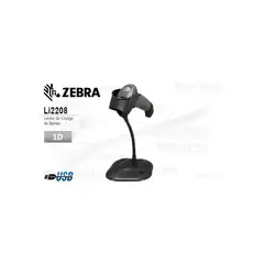 ZEBRA - Lector de código de barras LI2208 1D con conexión USB ideal p