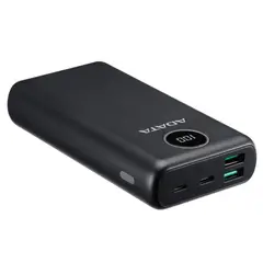 ADATA - Power Bank P20000QCD 20000 mAh Negro - Carga Rápida y Alta Capa