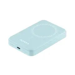 ADATA - Batería Externa 5000 Mah Magnética Azul - Carga Rápida Y Portátil Para Dispositivos