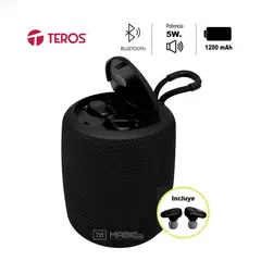 TEROS - ParlanteAudífono Bluetooth TE-6033N 5W 1200mAh FM TWS