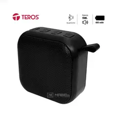 TEROS - PARLANTE TE-6032N INALAMBRICO BLUETOOTH 5W 400MAH NEGRO