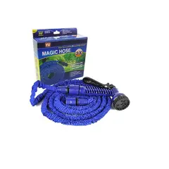 GENERICO - Manguera Retráctil Ampliable 45 Mts Extensible Jardin AZUL