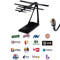 SEISA - Antena Digital De Tv Digital Interior y exterior Full Hd