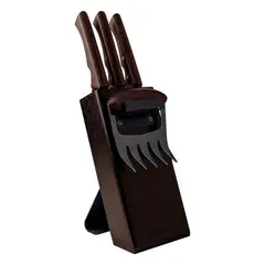 TRAMONTINA - Kit para Asado Churrasco Black de 5 Piezas - 22999045