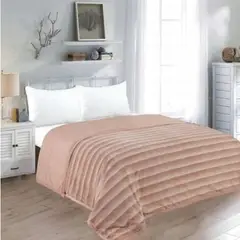 CUTE - EDREDÓN PIEL DE FOCA CON PIEL DE DURAZNO CON DISEÑO