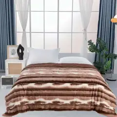 CUTE - EDREDÓN PIEL DE FOCA CON PIEL DE DURAZNO CON DISEÑO