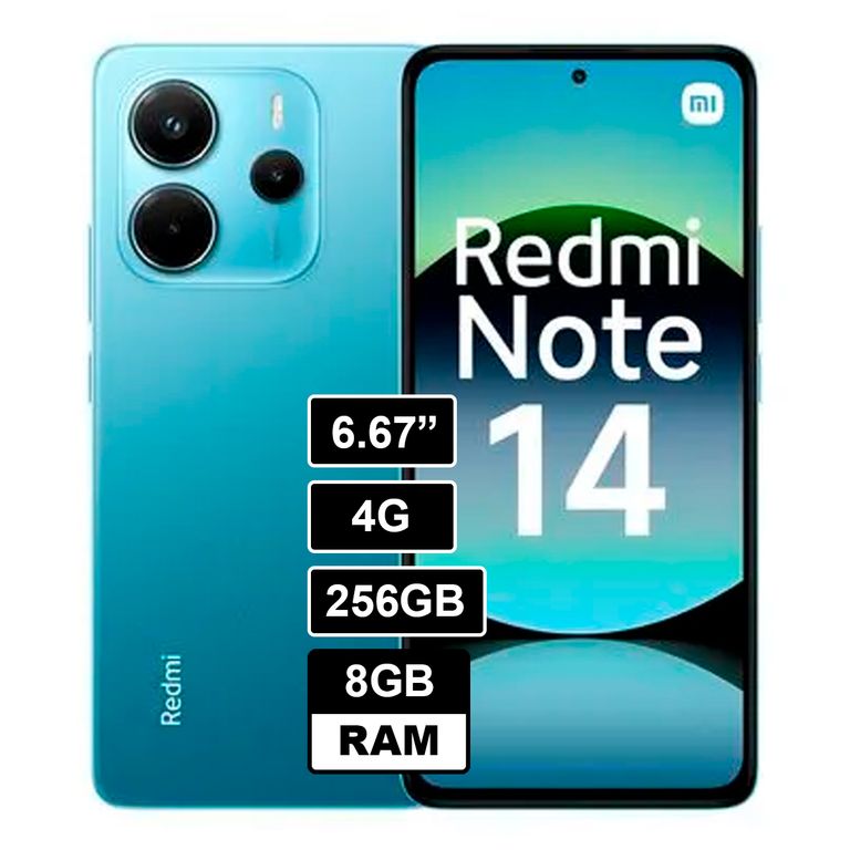 Note 14 4G 8GB RAM 256GB AZUL