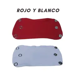 GENERICO - Extensores de Body de 3 broches (Par-Rojo y Blanco)