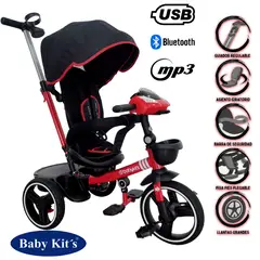 BABY KITS - Triciclo REILY Musical con Luces BK720 Rojo