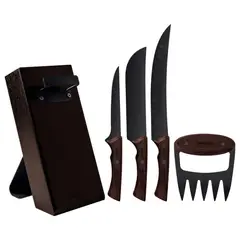 TRAMONTINA - Kit para Asado Churrasco Black de 5 Piezas - 22999045