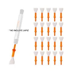 K&F CONCEPT - Set de Repuestos Cabezas de Limpieza Full Frame x20uni SKU1902