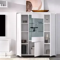 GENERICO - VITRINA SERENA - LA CASA DEL MUEBLERO - BLANCO