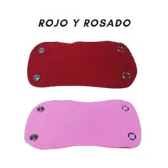 GENERICO - Extensores de Body de 2 broches (Par-Rojo y Rosado)