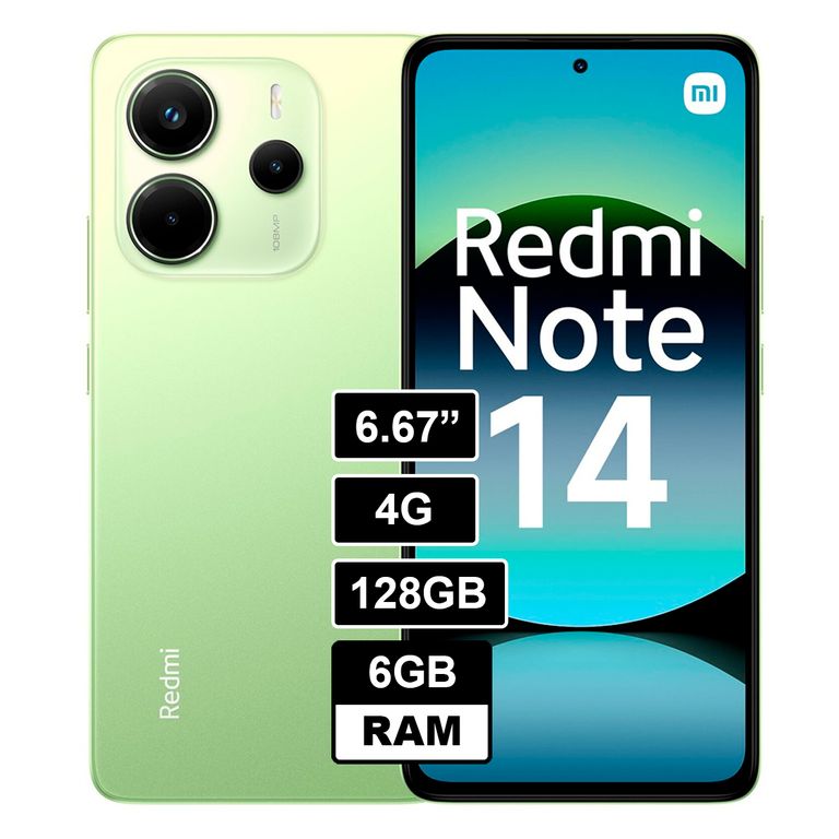 NOTE 14 4G 6GB RAM 128GB VERDE