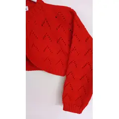 GENERICO - BOLERO CALADO NIÑA CHAQUETA CORTA