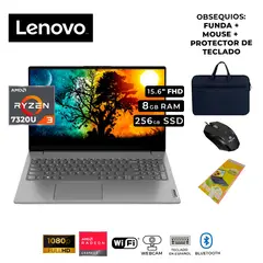 LENOVO - AMD RYZEN 3 7320U RAM 8GB SSD 256GB 15.6" FHD FREEDOS - V15 G4 AMN