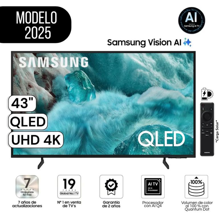 Televisor Smart TV 43 QLED Q7F Vision AI 2025