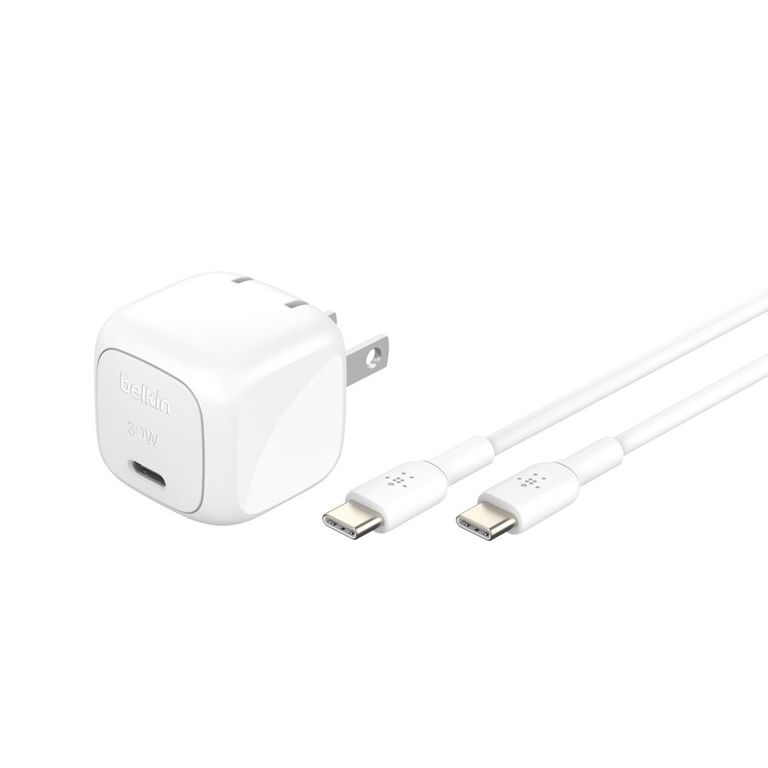 CARGADOR DE PARED 30 WATTS CON CABLE USB C A C