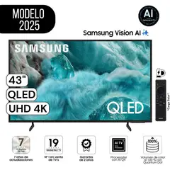 SAMSUNG - Televisor Smart TV 43 QLED Q7F Vision AI 2025
