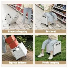 GENERICO - CARRITO PLEGABLE MULTIFUNCIÓN