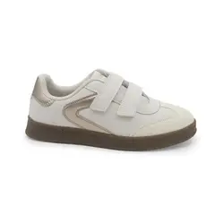 STHEF - ZAPATILLA MUJER CASUAL BEIGE/ROSE GOLD 8135