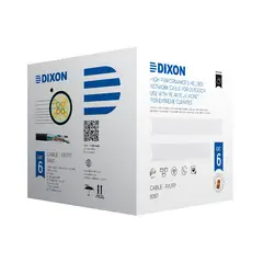 DIXON - CABLE STP 9067 CAT.6 4PX23SWG NEDRO EXTERIORES UV 205M