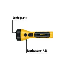 PRETUL - Linterna Plástica Recargable Led, 120 Lm 26101