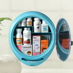 GENERICO - Organizador de Cosméticos maquillaje o cremas Multifuncional Celeste