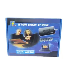 GENERICO - Cargador Laptop Universal 120 Watts 12-24 Voltios Regulable