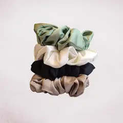 SENSA SILK - Scrunchies de seda tamaño regular no marca ni quiebra el cabello