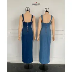 JHAN HIDS - Vestido Largo Denim New Kendall