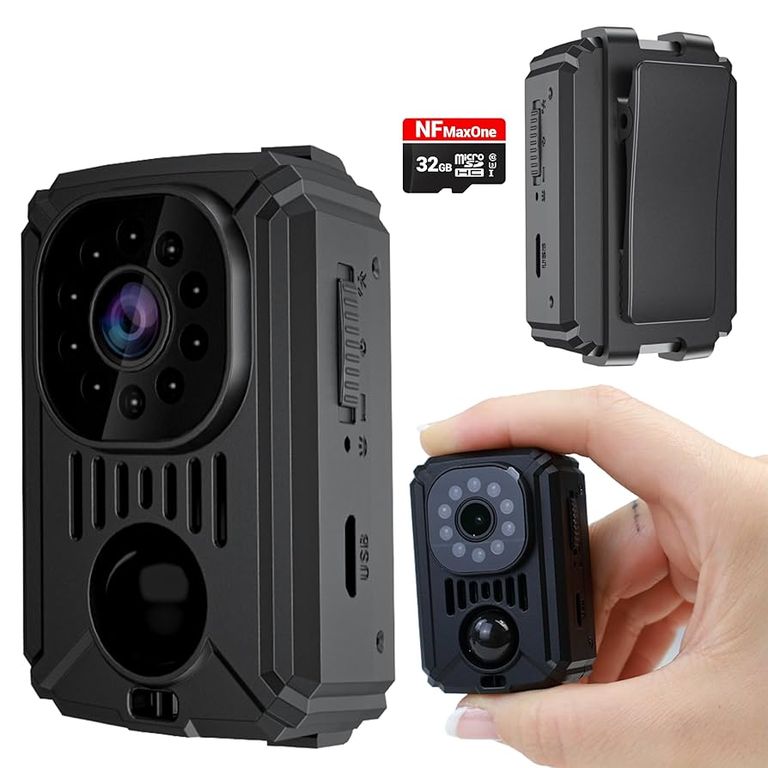 Cámara Pequeña Larga Duración Visión Nocturna