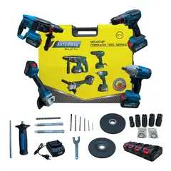 GENERICO - Kit Herramientas Inalámbricas 4 en 1 Mastermaq MS-KIT4P 20V