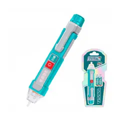 TOTAL TOOLS - Detector De Voltaje 12v Ac Led 1000v Total Electricidad - THT100091