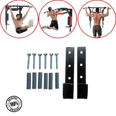 HOLGU - Ganchos Soporte Para Barra Multifuncional Y Calistenia Gym