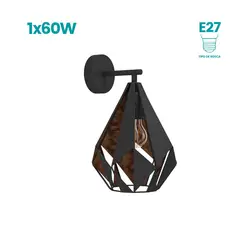 EGLO - Lámpara Aplique Carlton 1 1