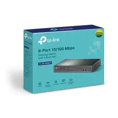TP LINK - Switch Tp-Link TL-SF1008P 4 Puertos 10/100 + 4 Puertos POE