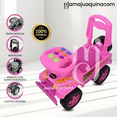 BABY - Correpasillo Buggy Jeep «TROY» con Timon Musical Pink