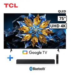 TCL - TELEVISOR QLED 75 UHD 4K 75T6C SMART TV + SOUNDBAR