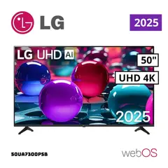 LG - Televisor 50 UHD AI UA73 4K Smart TV -2025