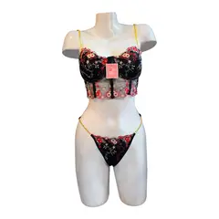 GENERICO - SET CORSET CON TANGA LENCERIA SEXY
