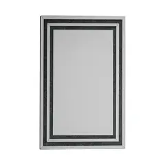 PANADECOR - Espejo Rectangular 120x80x23 Cm Con Marco Moderno Para Pared