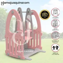 BABY - Columpio Antideslizante para Niños «ANNIE» Pink