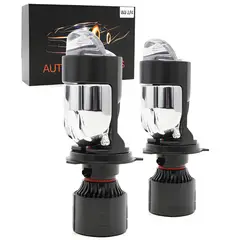 GENERICO - Luz LED H4 con Lupa 16000LM Alta y Baja