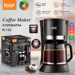 RAFF - Cafetera Eléctrica RAF R.132 680w 1.2 Litros Anti Goteo